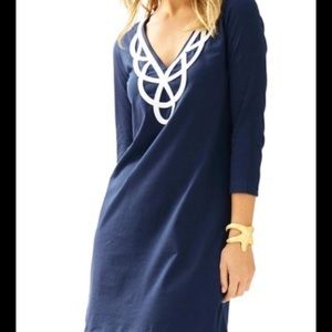 Lilly Pulitzer Blaire v neck dress true navy medium